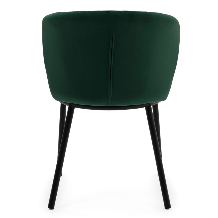 KRZESŁO TAPICEROWANE WELUROWE DO SALONU JADALNI GLAMOUR ZIELONE BARI