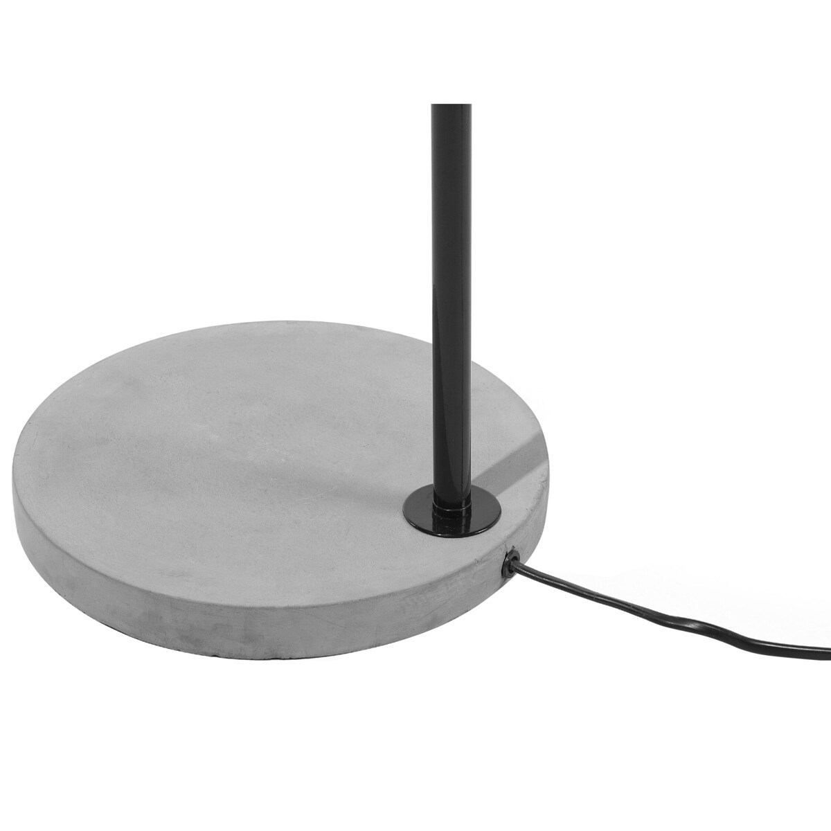 Lampa podłogowa regulowana metalowa czarna CORBONES