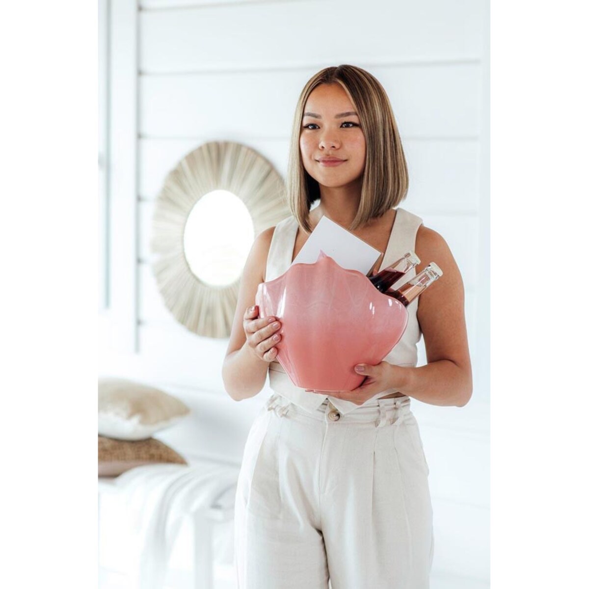 Wazon-muszla Perlemor Home koralowy, 3500 ml, Villeroy & Boch