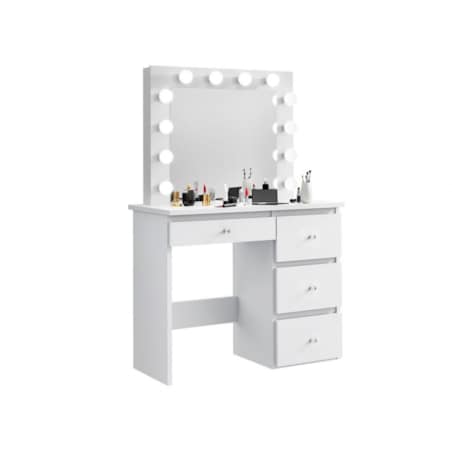 Toaletka NITRA biały mat