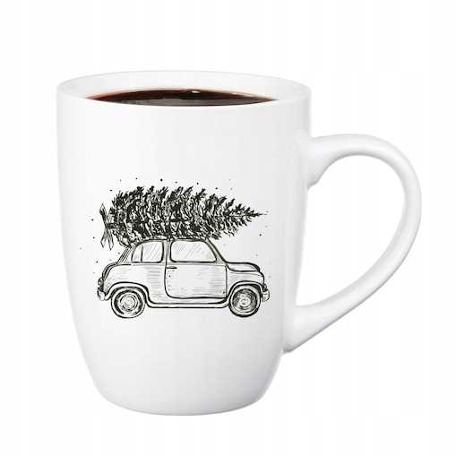 Kubek ŚWIĄTECZNY z nadrukiem do kawy herbaty Bruno 300ml