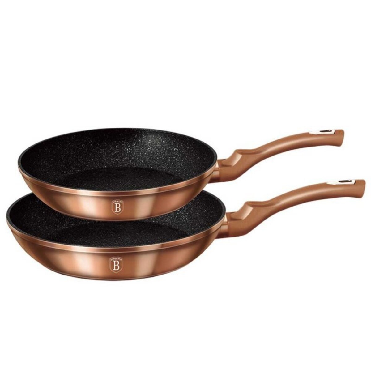 Zestaw 2 Patelni Granitowych Berlinger Haus Rose Gold