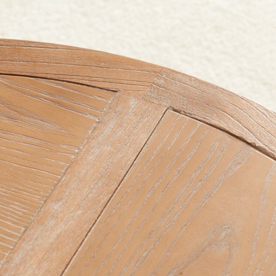 Stolik okrągły Kendari natural 90cm, 90 x 46 cm