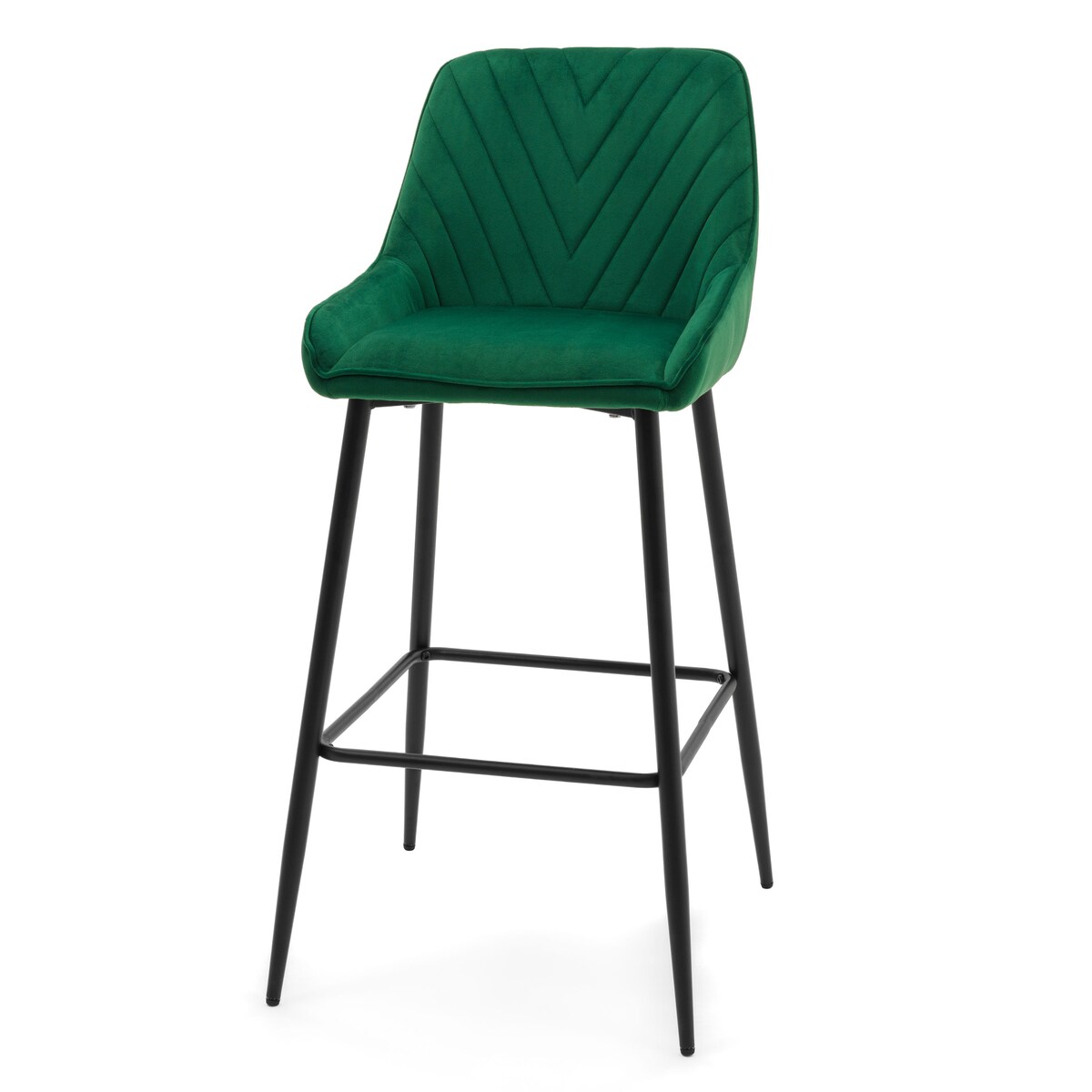 Hoker tapicerowany welurowy do salonu jadalni barowy glamour VASTO