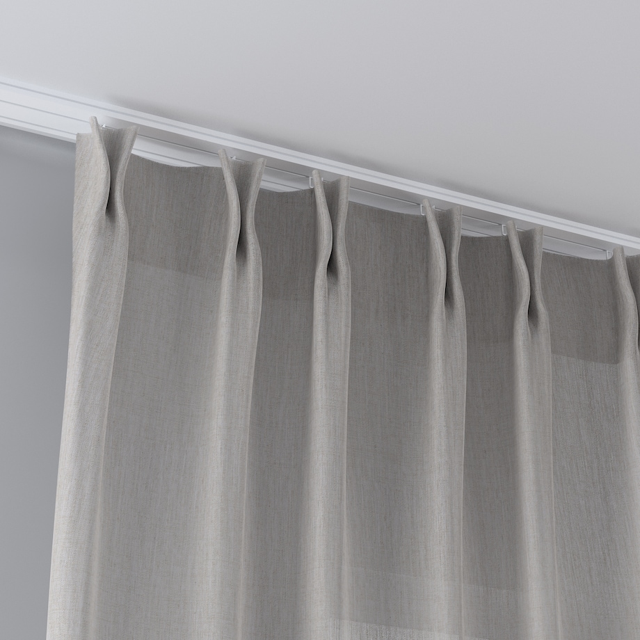 Zasłona na haczykach flex podwójnych 130x245 jasno beżowy