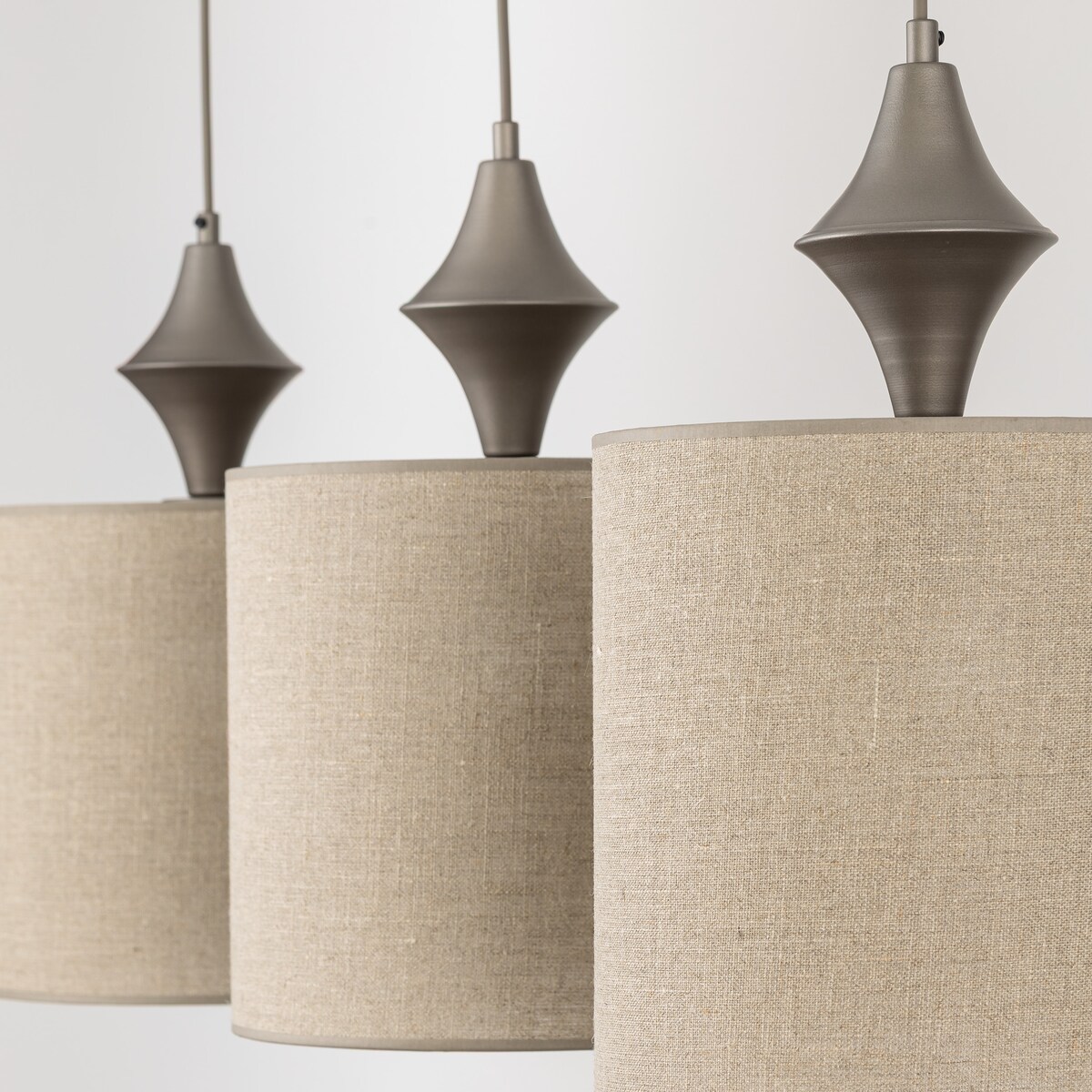 Lampa wisząca TK Lighting AMURA NEW BROWN 11440 3xE27 brązowa regulowana loftowa do salonu, jadalni i kuchni