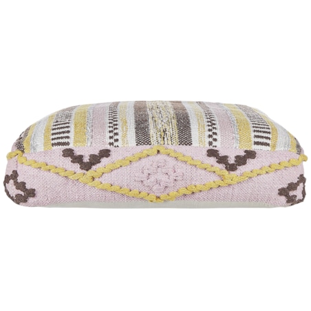 Poduszka podłogowa bawełniana 60 x 60 x 12 cm wielokolorowa MAPLE