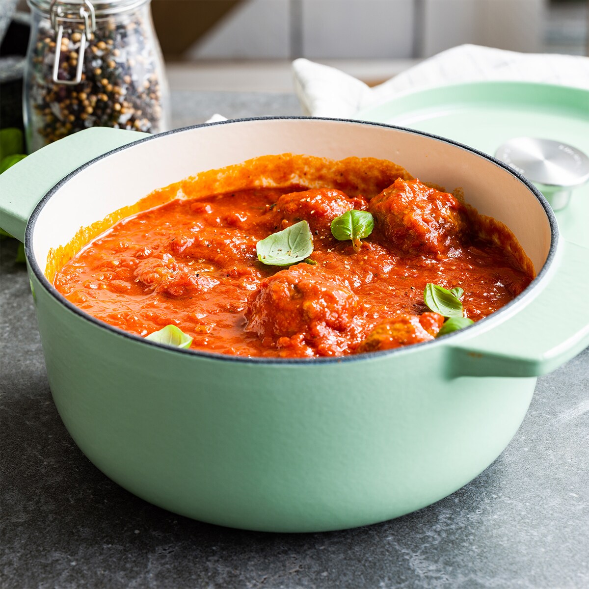 KitchenAid Garnek żeliwny 3,3 l - Pistachio