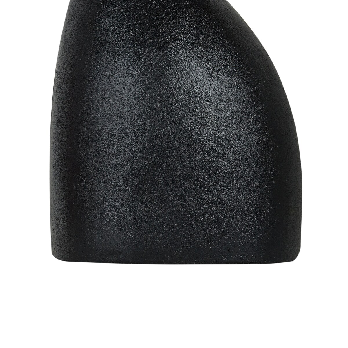 Aluminium Wazon dekoracyjny 36 Czarny NARBADA