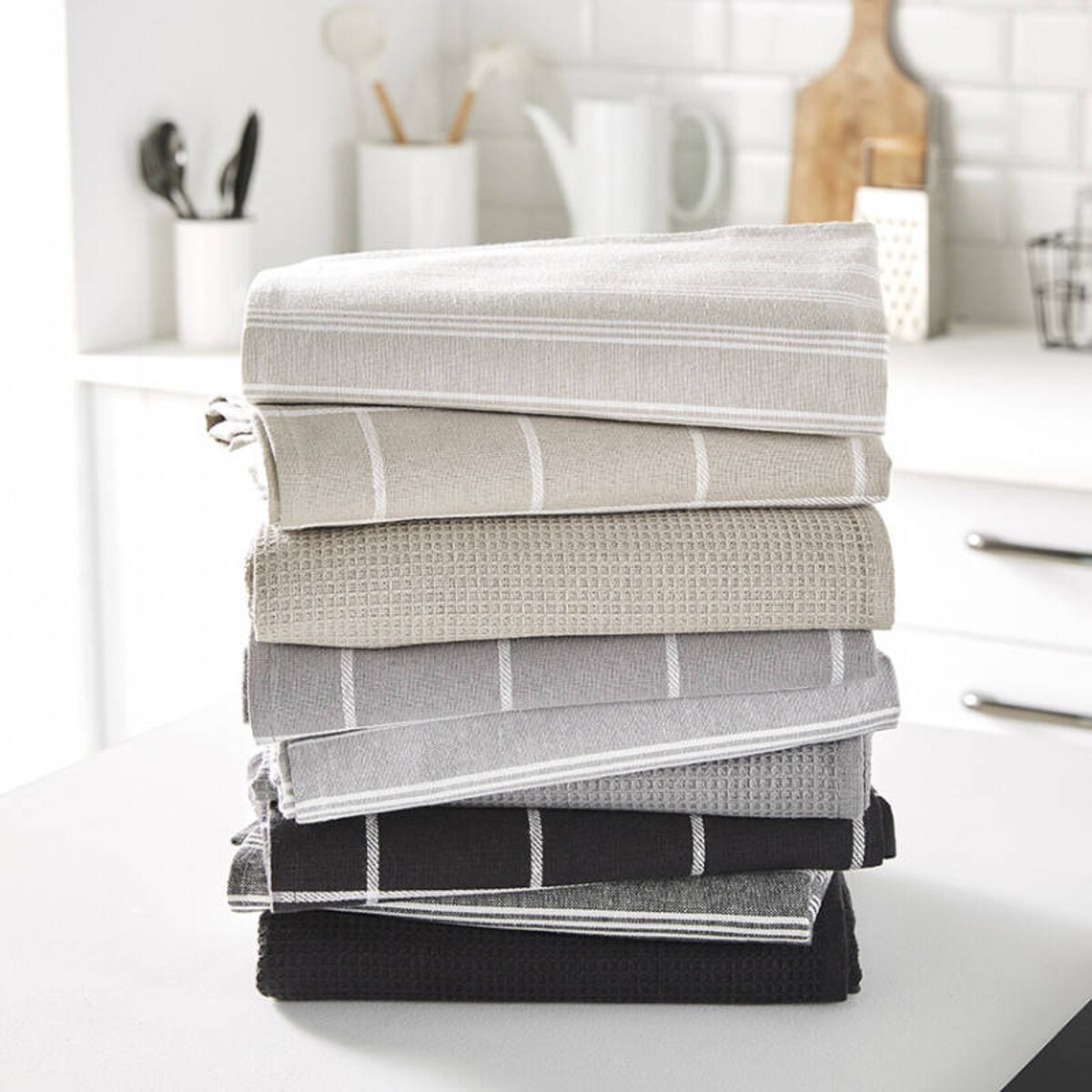 Ściereczki kuchenne bawełniane Uni 3 sztuki, 50 x 70 cm, Today