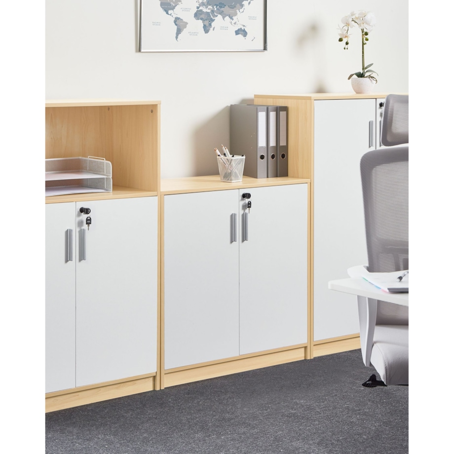 Szafka ZEHNA Jasny brąz/ biały