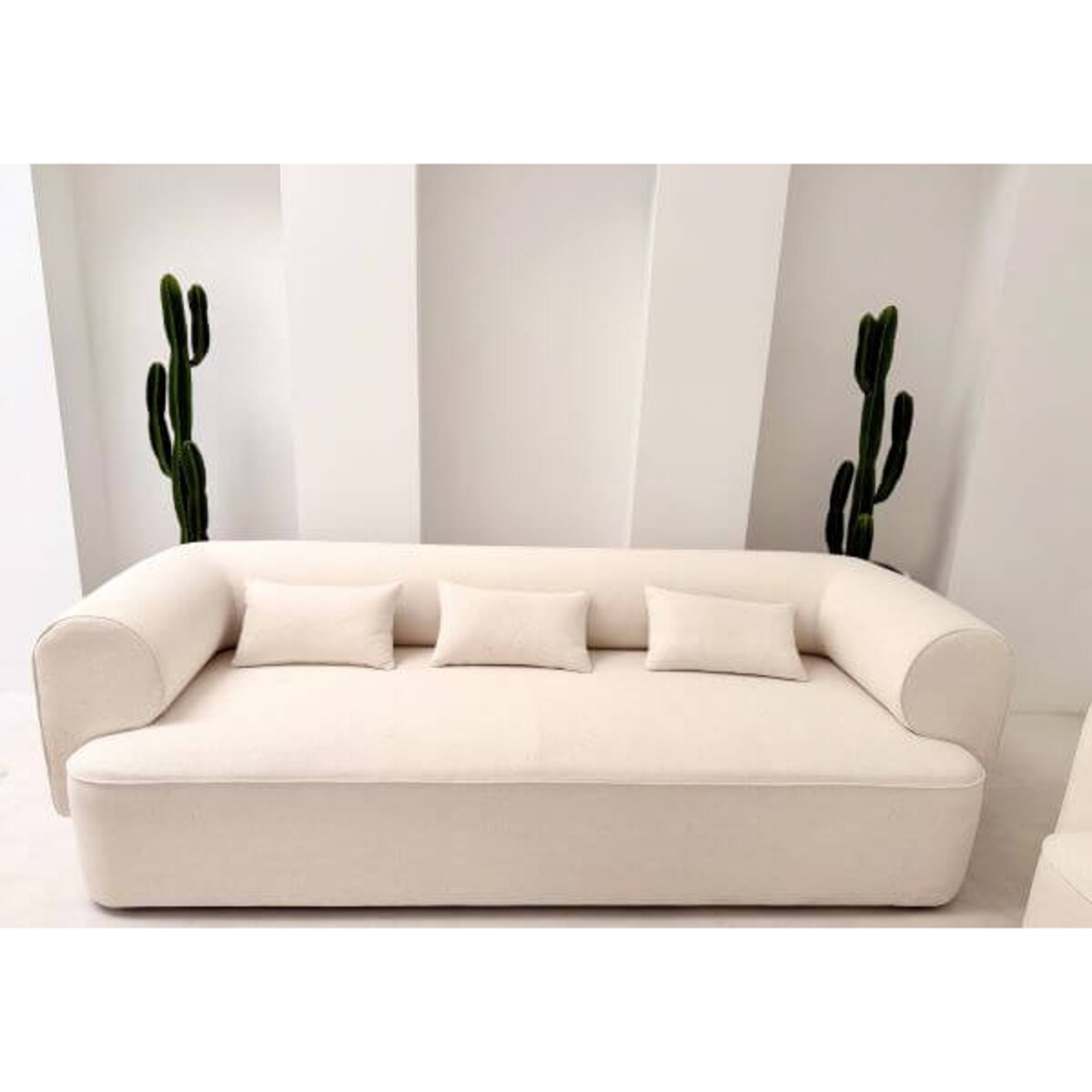 ZESTAW WYPOCZYNKOWY BELAGIO BEŻ SOFA 3-OSOBOWĄ I 2 FOTELE