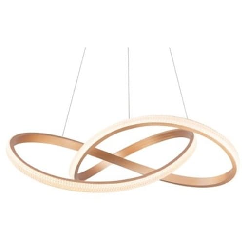 Wisząca lampa do salonu Infinity AZ5097 LED 80W złota