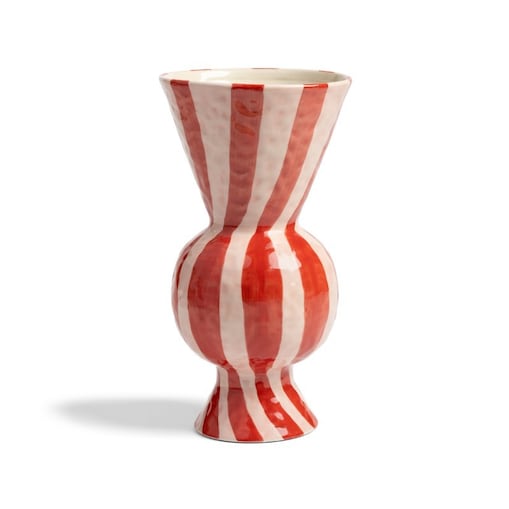 &k Amsterdam - Wazon Rhombic, red