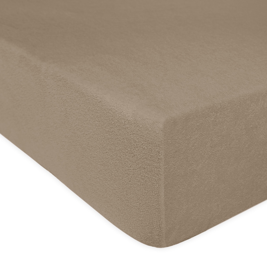 Prześcieradło frotte z gumką 160x200 kolor kakao