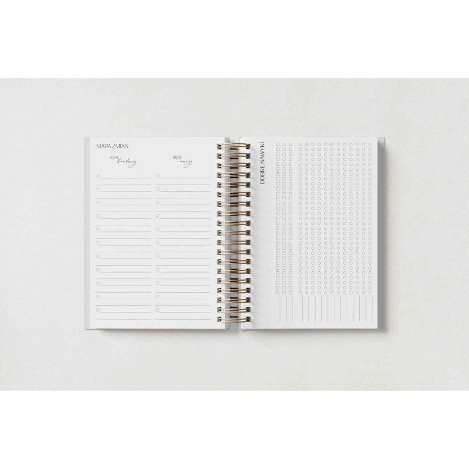 PLANNER NIEDATOWANY TYGODNIOWY – WHITE BEET