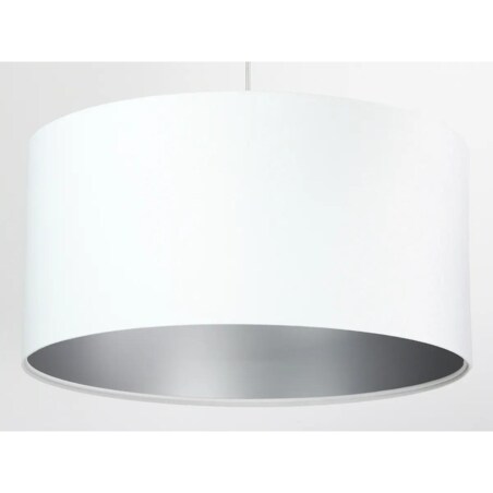Lampa wisząca HOME 50 biała/srebrna