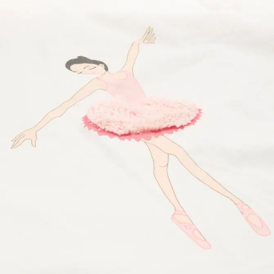 Komplet pościeli dziecięcej Ballet, różowy, 200 x 140 cm