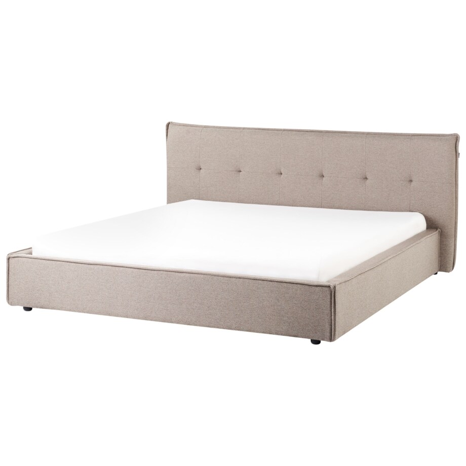 Łóżko wodne LESTRE 180 x 200 cm Beżowoszary