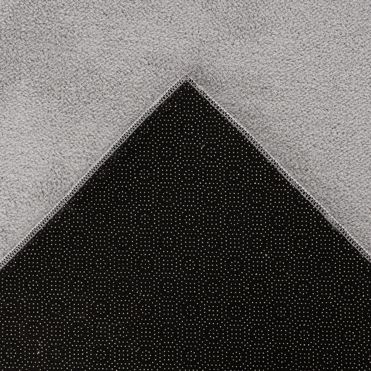 Dywan Jednokolorowy zmywalny antypoślizgowy miękki Calmia Szary 160x220