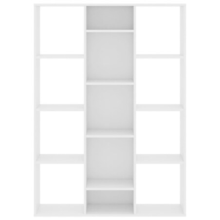 vidaXL Przegroda/regał, biały, 100x24x140 cm, materiał drewnopochodny