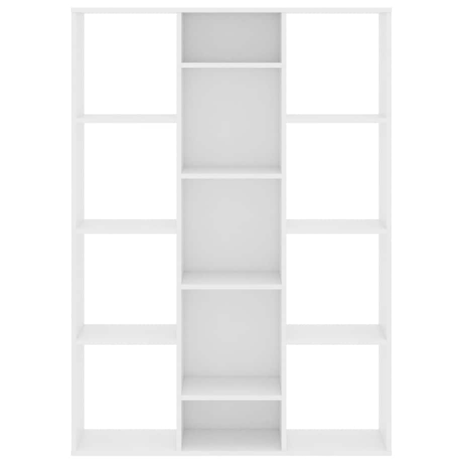 vidaXL Przegroda/regał, biały, 100x24x140 cm, materiał drewnopochodny