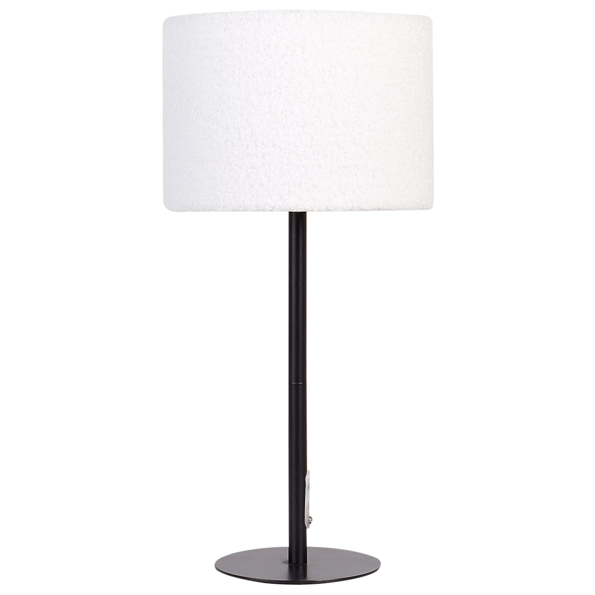 Lampa stołowa boucle biała VINAZCO