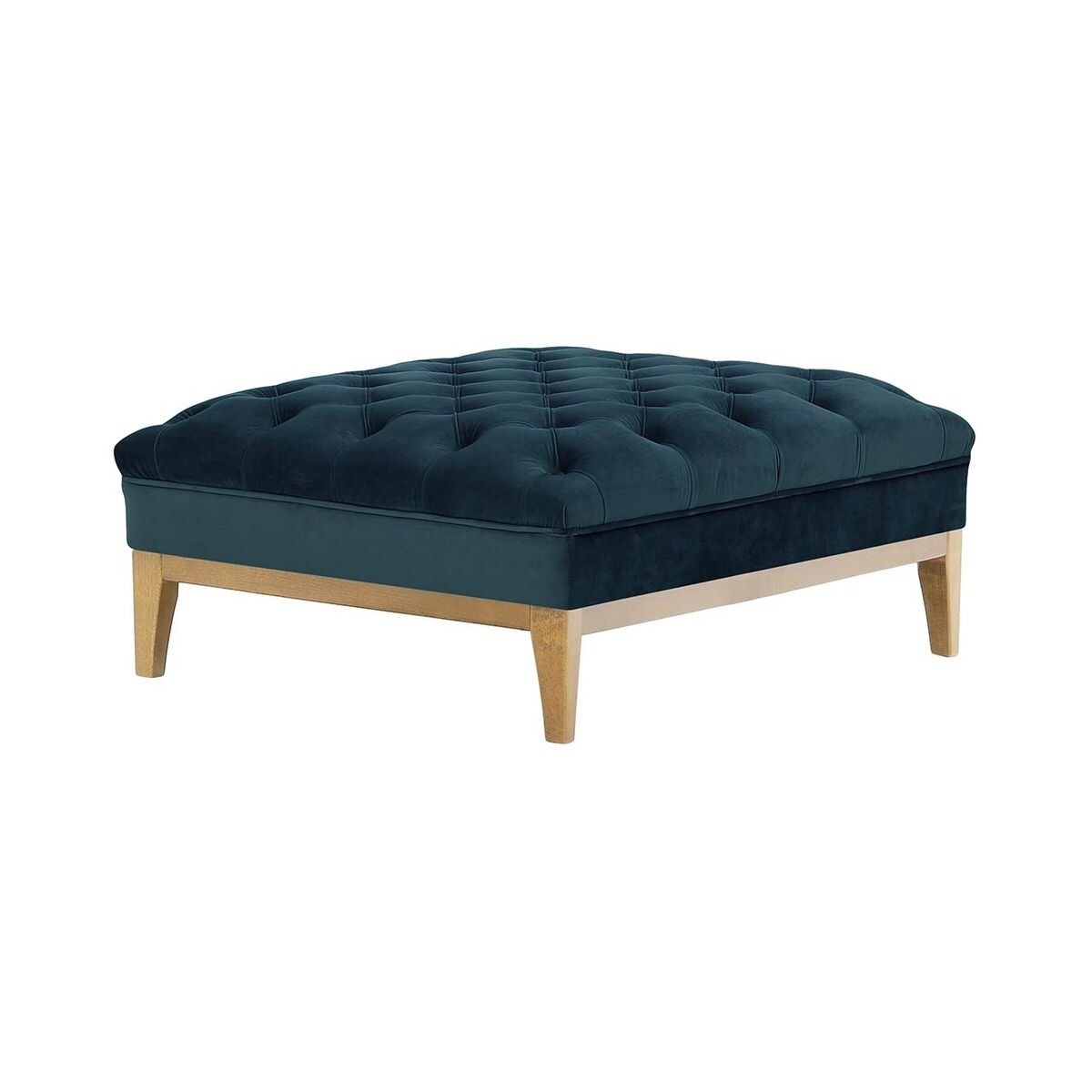 Pufa Chesterfield Modern Wood-Velluto 11