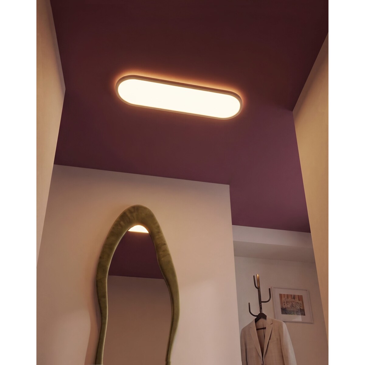 Lampa sufitowa LED CLARELLA Z pilotem Ze ściemniaczem Biały