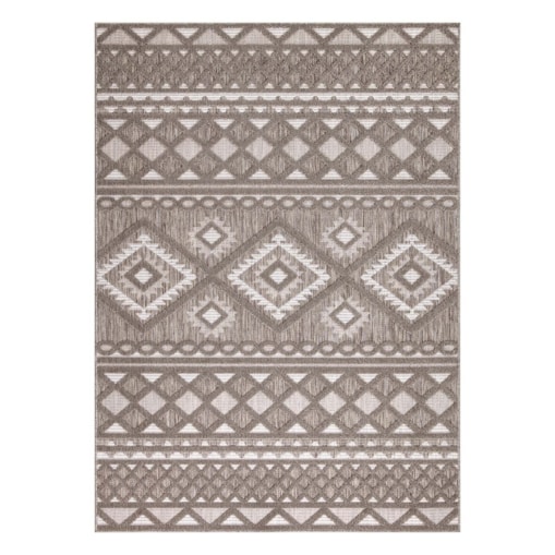 Dywan na zewnątrz i do wnętrz boho Sanori 4350 Brąz 200x290