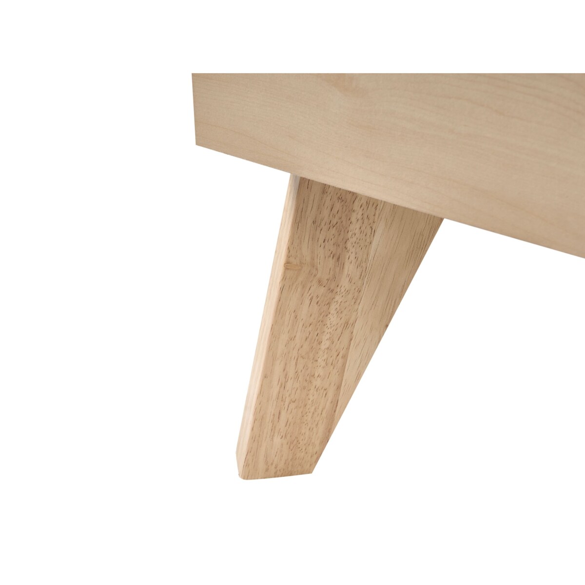 Łóżko Technorattan MONPAZIER 120 x 200 cm Jasnobrązowy