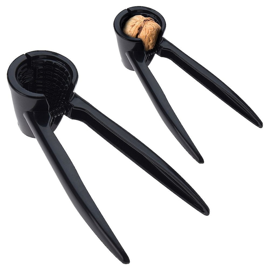 Dziadek do orzechów aluminiowy czarny 18 cm solidny wytrzymały zgniatacz