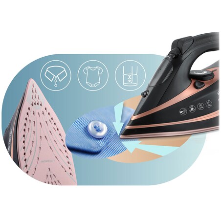 Żelazko parowe 3000W ceramiczna powłoka praca w pionie Berdsen 333200