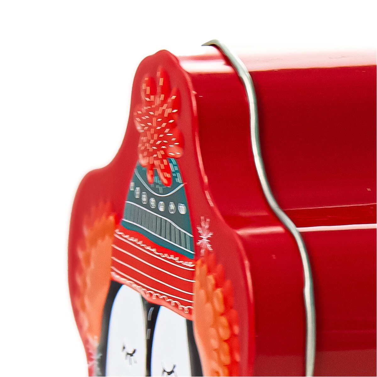 Puszka Na Pierniki Ciastka Herbatę Świąteczna Boże Narodzenie 9X13 Cm Pingwin