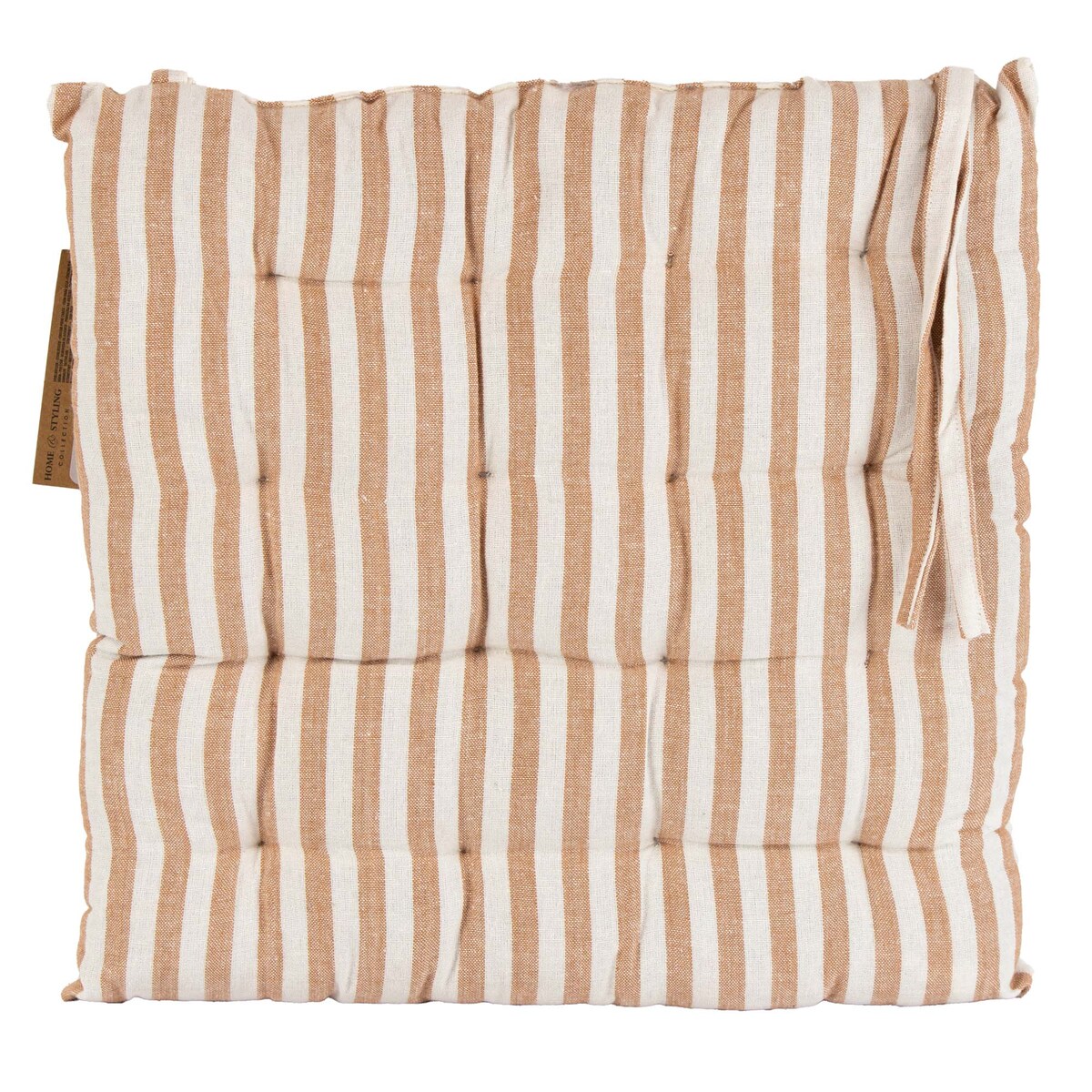 Poduszka Na Krzesło Ogrodowe Do Domu Na Taras 40X40 Cm Jasnobrązowe