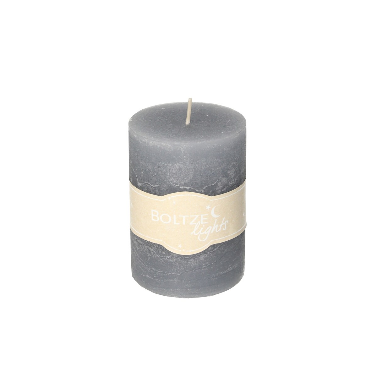 Świeca Lea 10cm grey, 7 x 10 cm