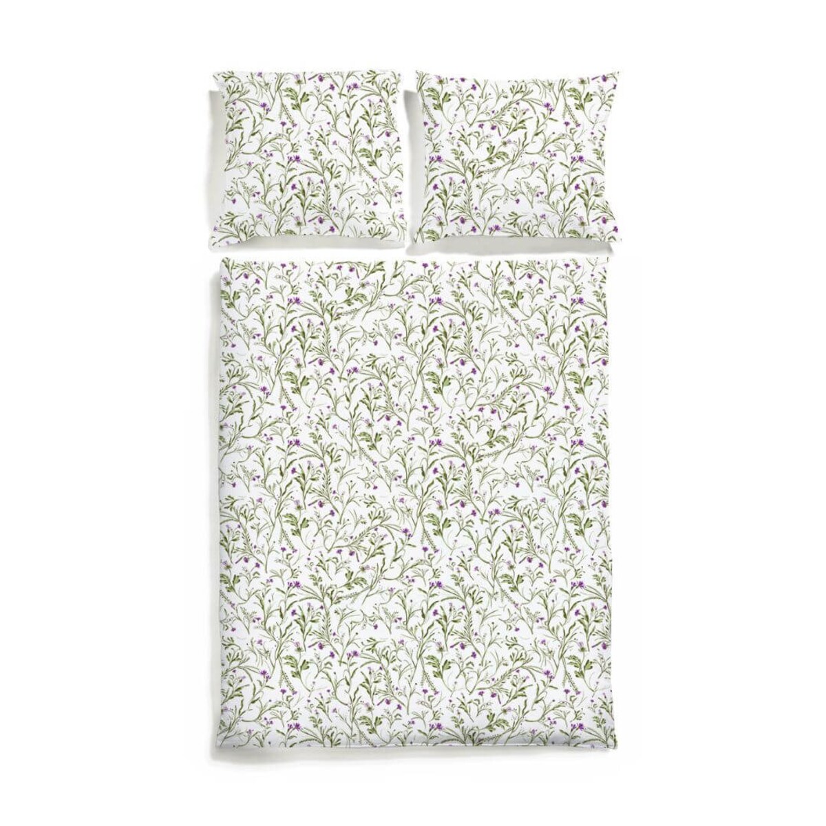 Pościel Fioletowa łączka 140 x 200 cm + 70 x 80 cm