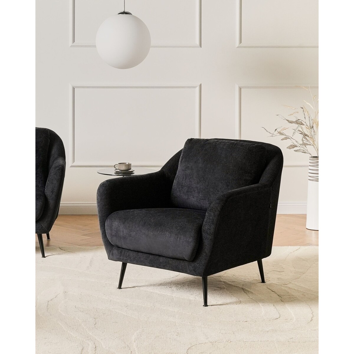 Fotel EIBY Szenil Czarny