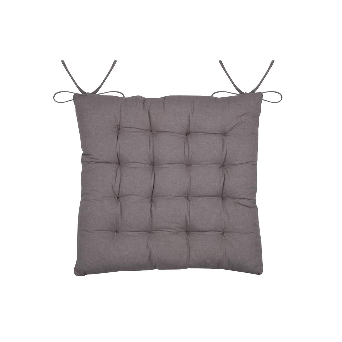 Poduszka na krzesło wiązana COLINE, 100% bawełny, 38 x 38 cm