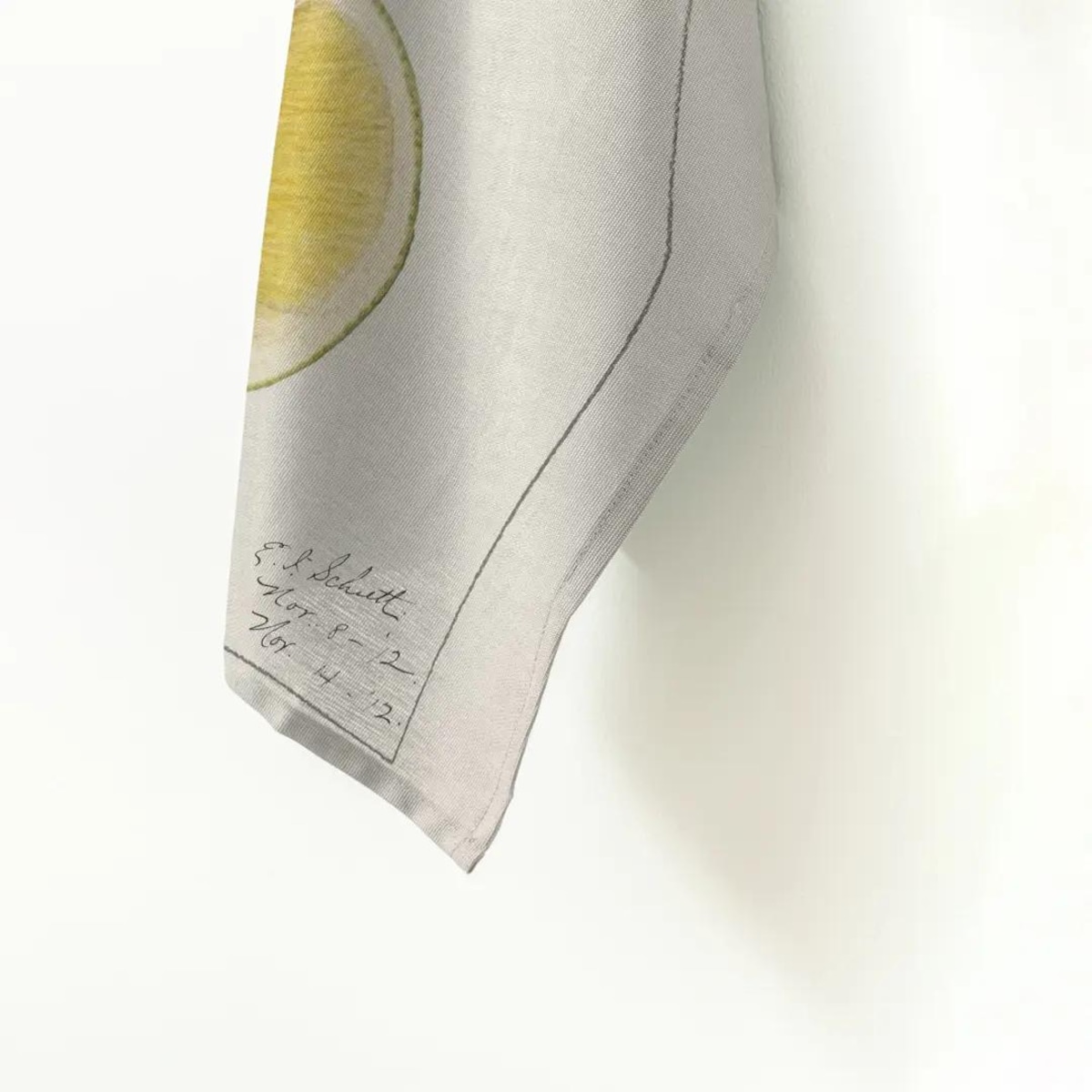 Lniany ręcznik kuchenny - limonka