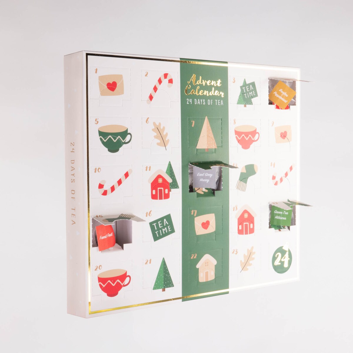 Kalendarz adwentowy z herbatami