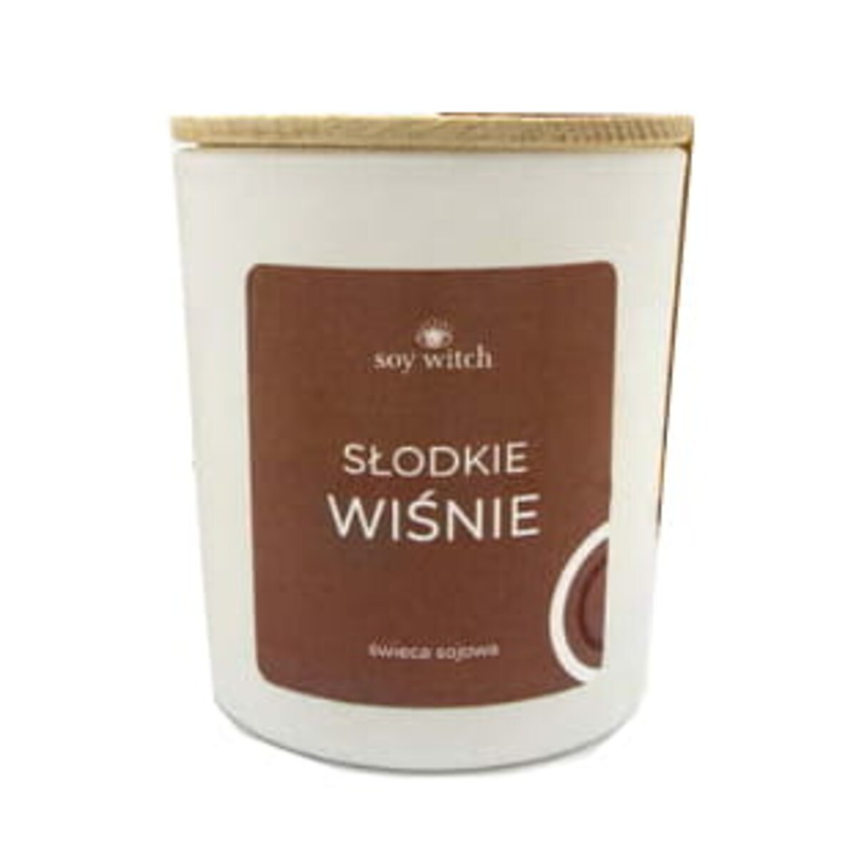 Świeczka Sojowa Zapachowa w Szkle Słodkie Wiśnie Świeca Naturalna Wegańska