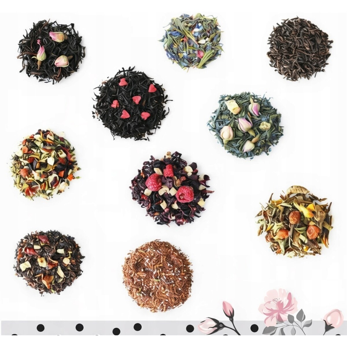 BOX PUDEŁKO KOSZ PREZENTOWY UPOMINKOWY DLA MAMY TEŚCIOWEJ - MIX 10 SMAKÓW KAW I 10 SMAKÓW HERBAT SYPANYCH + ZAPARZACZ - PREZENT UPOMINEK NA DZIEŃ MATKI