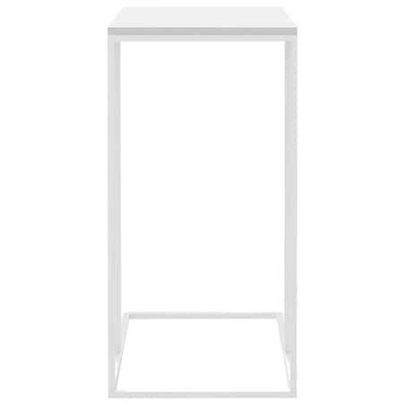 vidaXL Stolik boczny, biały, 40x30x59 cm, materiał drewnopochodny