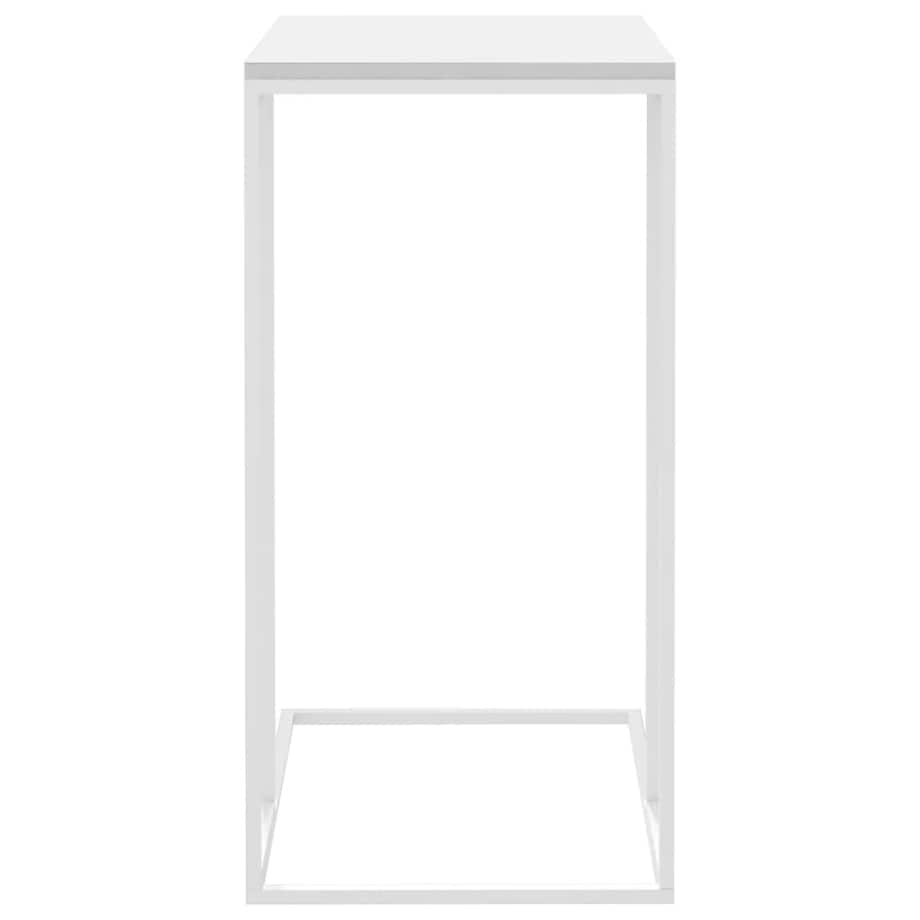 vidaXL Stolik boczny, biały, 40x30x59 cm, materiał drewnopochodny