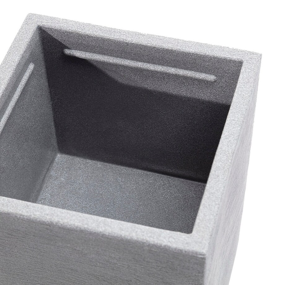 Osłona donicy Cubus Grey 29 x 29 x 40 cm, 29 x 29 x 40 cm
