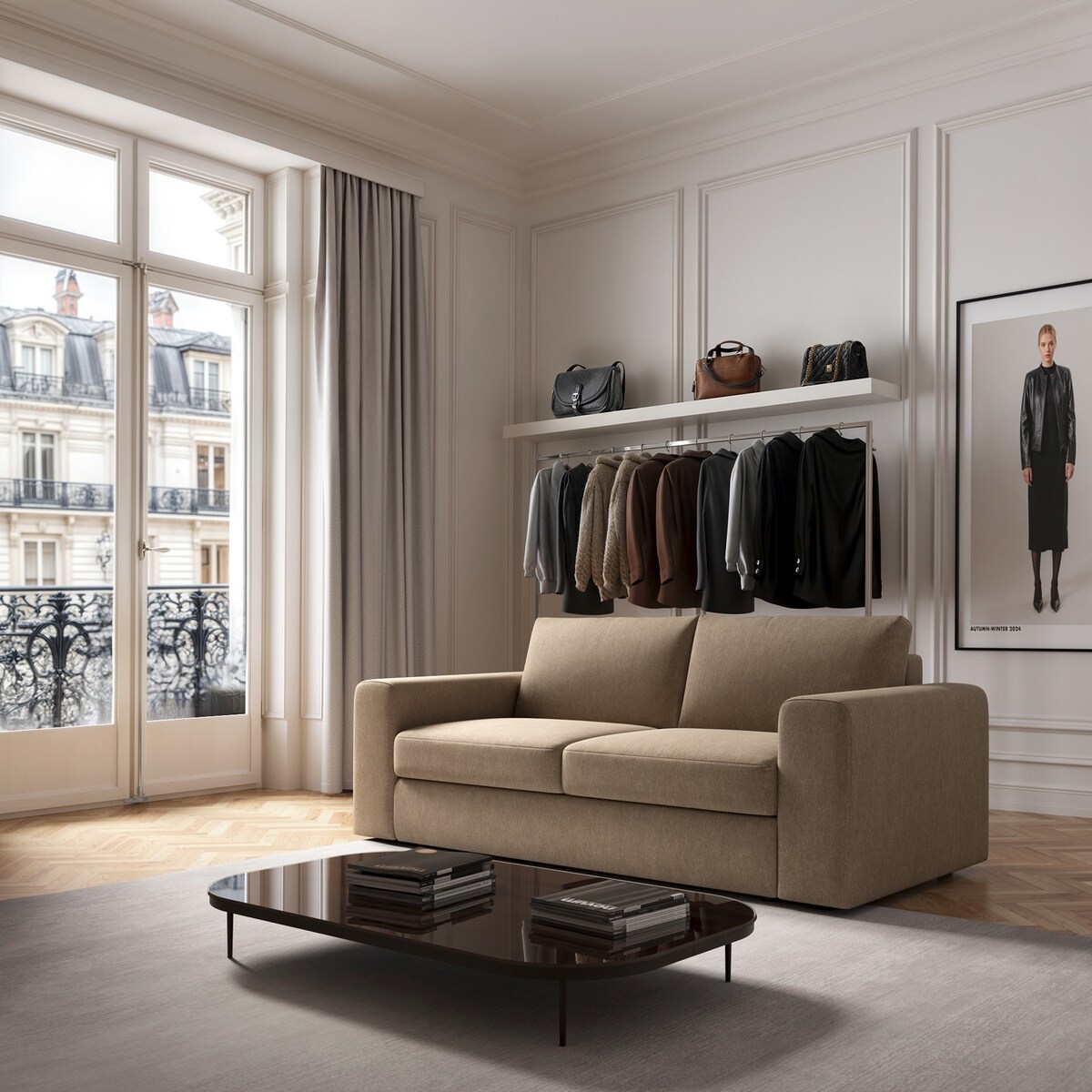 Sofa 3 osobowa Baga camelowa