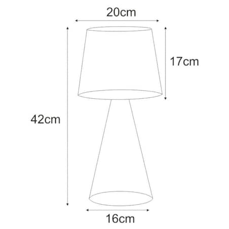 Lampka stołowa / nocna K-4642 z serii SOUL BLACK