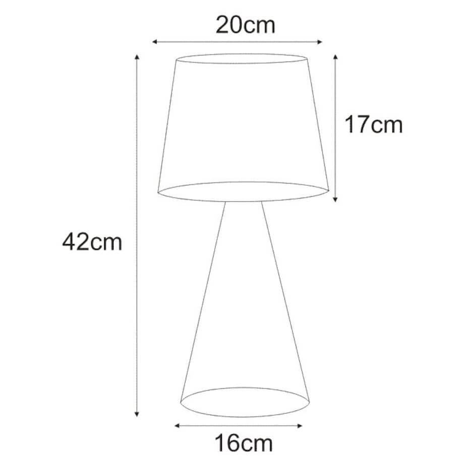 Lampka stołowa / nocna K-4642 z serii SOUL BLACK