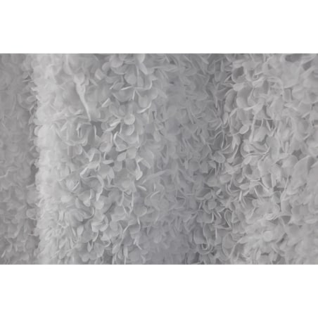 zasłona "lumiere 3d" z szyfonu biała | 140x250 taśma